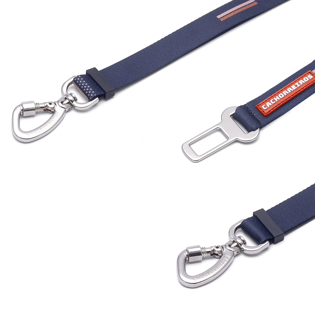 CACHORREIROS CORREA CINTURON DE SEGURIDAD DOBLE BOB E MARLEY TALLA P - S