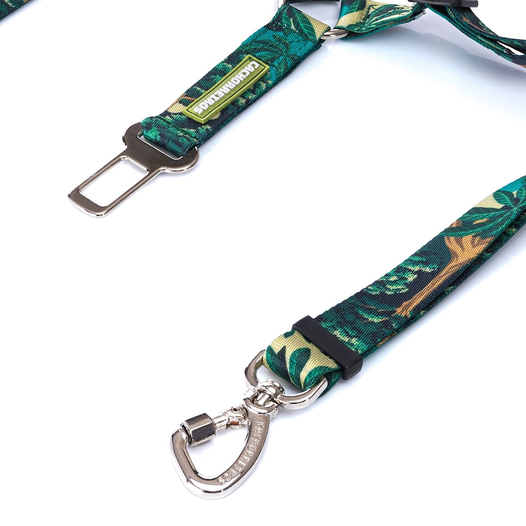 CACHORREIROS CORREA CINTURON DE SEGURIDAD DOBLE SAMAUMA TALLA P - S