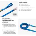 CACHORREIROS GUIA LONGA CORREA LARGA INDIGO 5 METROS