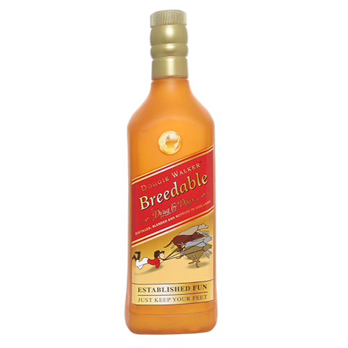 SILLY SQUEAKER LIQUOR BOTTLE DOGGIE WALKER