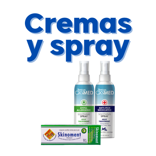Productos Dermatológicos / Crema y Spray Medicados