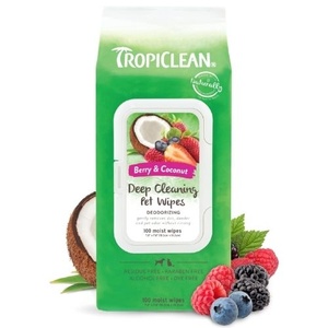[TR-44] TROPICLEAN DEEP CLEANING WIPES 100UN