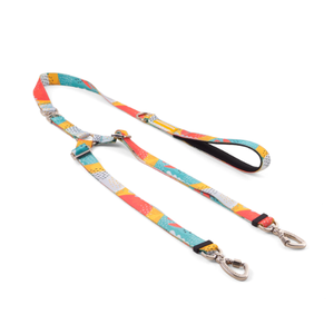 [CA-306] CACHORREIROS GUIA DUPLA CORREA DOBLE PITAYA